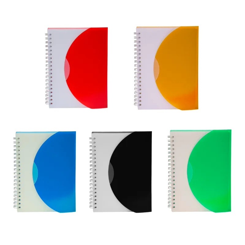 Branded Wire-O notebook employee desk gift